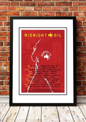 Midnight Oil ‘European Tour’ 2019