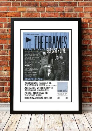 The Frames ‘Setlist Live’ Australian Tour 2003