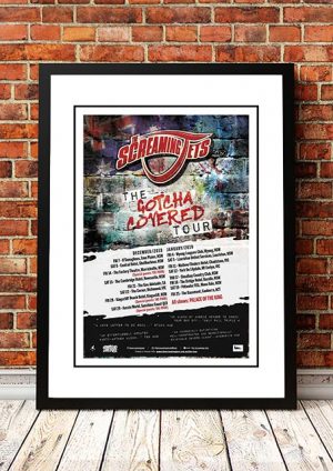 The Screaming Jets ‘Gotcha Covered’ Tour Poster 2018