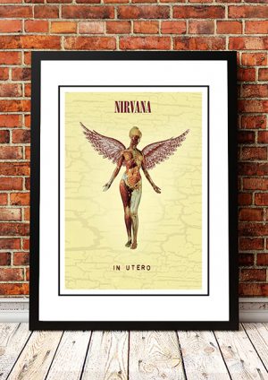 Nirvana ‘In Utero’ In Store Poster 1993