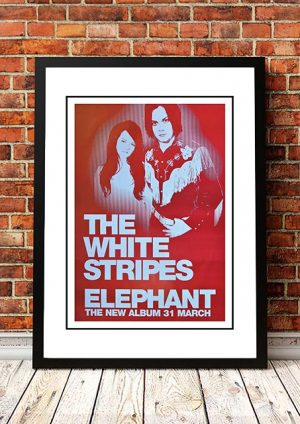 The White Stripes ‘Elephant’ In Store Poster 2003