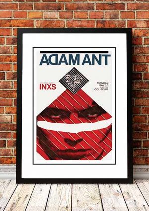 Adam Ant / INXS ‘Coliseum’ Houston, USA 1983
