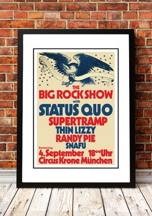 Status Quo / Supertramp / Thin Lizzy ‘The Big Rock Show’ Festival 1975