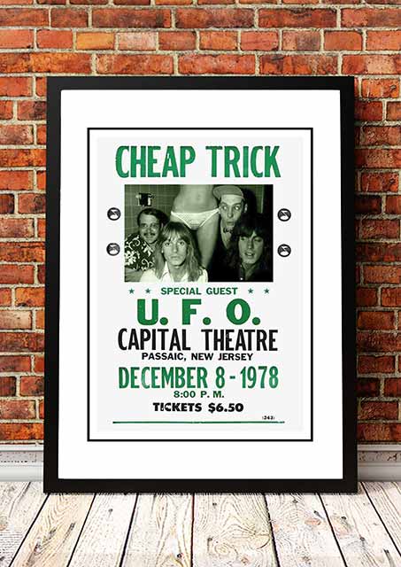 Cheap Trick concert poster