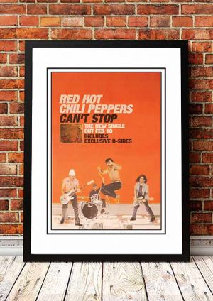 Red Hot Chili Peppers ‘Can’t Stop’ In Store Poster 2002