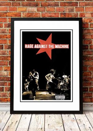 Rage Against The Machine ‘ DVD In Store’ Promo Poster 2001