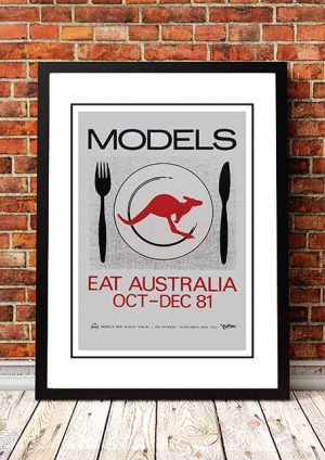 Models ‘Eat Australia’ Australian Tour 1981