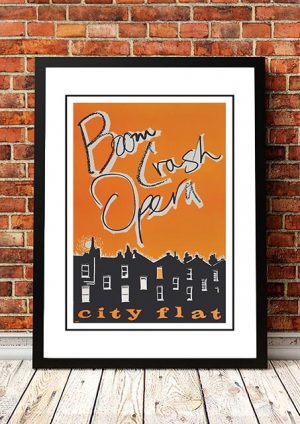 Boom Crash Opera ‘City Flat’ In Store Poster 1987