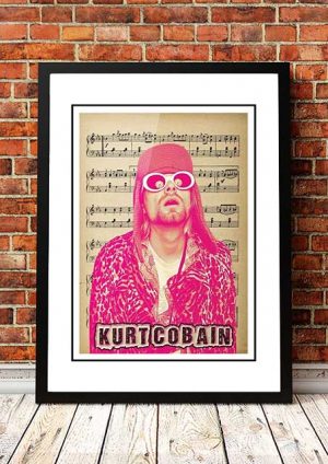 Nirvana ‘Kurt Cobain Art’ Poster