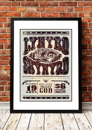 Lynyrd Skynyrd ‘Greenville Memorial’ Southern Carolina, USA 1977