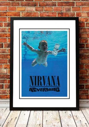 Nirvana ‘Nevermind’ In Store Poster 1992