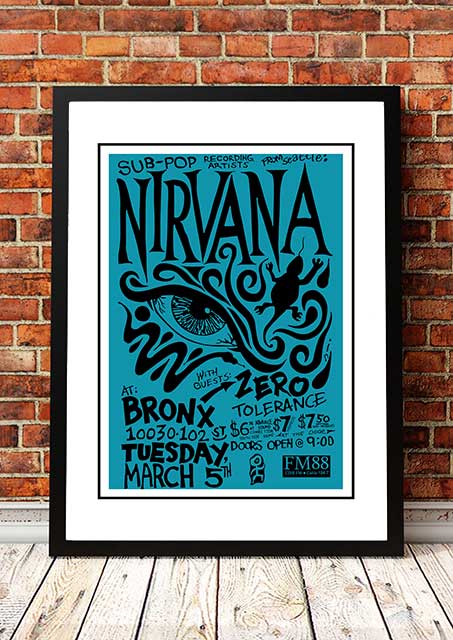 I Buy Nirvana Concert Posters