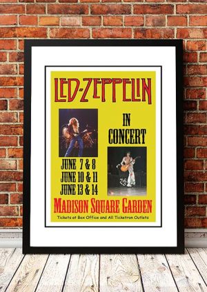 Led Zeppelin ‘Madison Square Garden’ New York, USA 1977