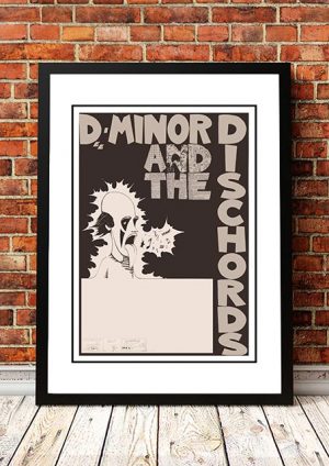 Dee Minor And The Dischords Tour Poster 1980’s