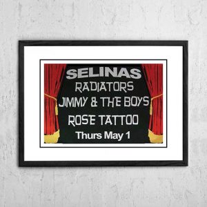 The Radiators / Jimmy And The Boys / Rose Tattoo ‘Selinas’ Sydney, Australia 1980