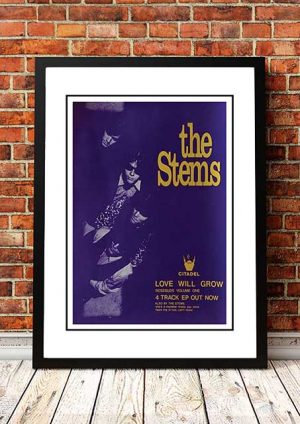 The Stems ‘Love Will Grow’ In Store Poster 1991