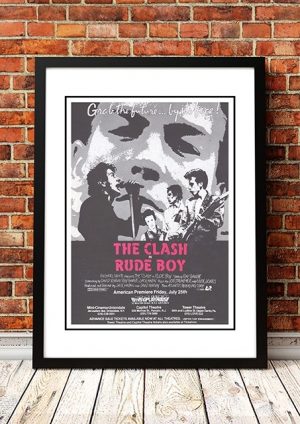 The Clash ‘Rude Boy’ Movie Poster 1980