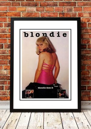 Blondie ‘Plastic Letters’ In Store Poster USA 1977