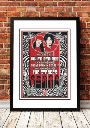 The White Stripes / The Strokes ‘Chene Park’ Detroit, USA 2002