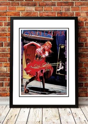Cyndi Lauper ‘She’s So Unusual’ In Store Poster 1983