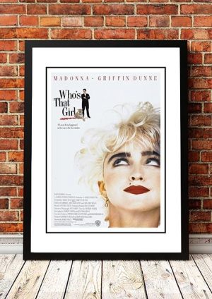 Madonna ‘Who’s That Girl’ Movie Poster 1987