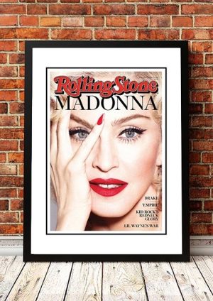 Madonna ‘Rolling Stone Magazine Cover’ Poster 2016