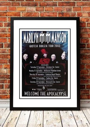 Marilyn Manson ‘Grotesk Burlesk’ Australian Tour 2003