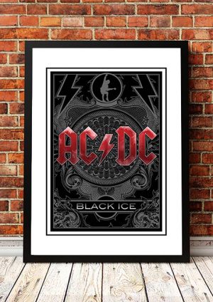 AC/DC ‘Black Ice’ In Store Poster 2008