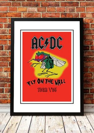 AC/DC ‘Fly On The Wall’ Tour Poster 1985