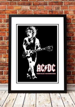 AC/DC ‘Nervous Shakedown’ In Store Poster 1983