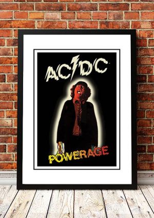AC/DC ‘Powerage’ In Store Poster 1978