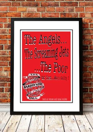 The Angels (Angel City) / The Screaming Jets / The Poor ‘The Barb Wire Ball’ Australian Tour 1995