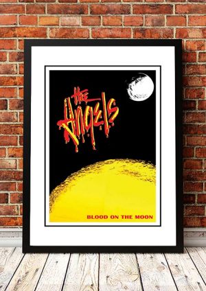 The Angels (Angel City) ‘Blood On The Moon’ In Store Poster 1990
