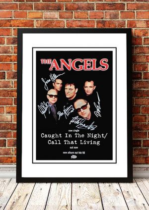 The Angels (Angel City) ‘Caught In The Night / Call That Living’ In Store Poster 1998