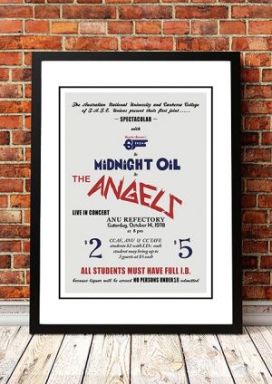 The Angels (Angel City) / Midnight Oil  ‘ANU’ Canberra, Australia 1978
