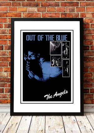 The Angels (Angel City) ‘Out Of The Blue’ EP Promo Poster 1979
