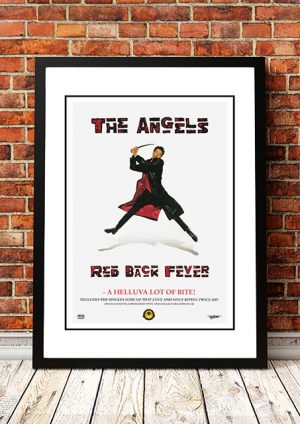 The Angels (Angel City) ‘Red Back Fever’ In Store Poster 1990