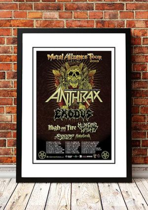 Anthrax ‘Metal Alliance Tour’ 2013