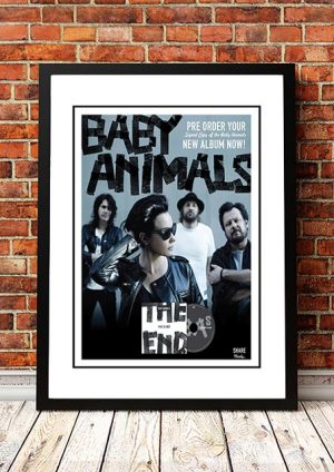 Baby Animals ‘This Is Not The End’ In Store Poster 2013