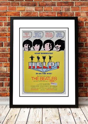 The Beatles ‘Help’ Movie Poster 1965