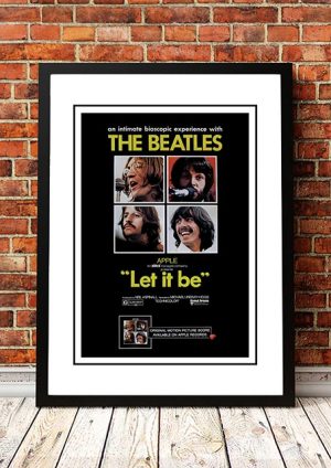 The Beatles ‘Let It Be’ Movie Poster 1970