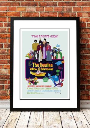 The Beatles ‘Yellow Submarine’ Movie Poster 1968