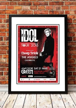 Billy Idol / Cheap Trick / The Angels ‘A Day On The Green’  Yarra Valley, Australia 2015