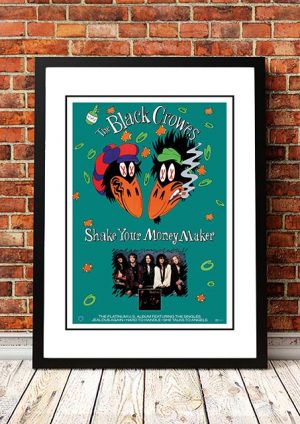 The Black Crowes ‘Shake Your Money Maker’ In Store Poster 1990