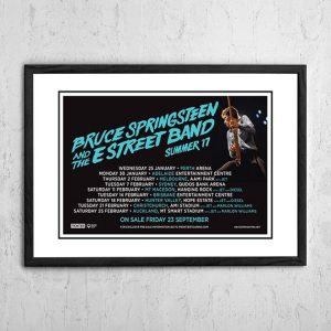 Bruce Springsteen ‘Australian Tour’ Poster 2017