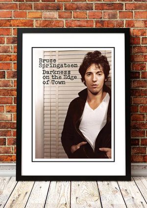 Bruce Springsteen ‘Darkness On The Edge Of Town’ In Store Poster 1978