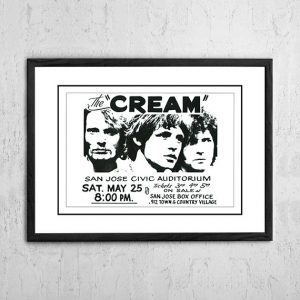 Cream (Eric Clapton) ‘Civic Auditorium’ San Jose, USA 1968