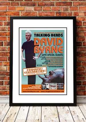 Talking Heads Awesome new POSTER 