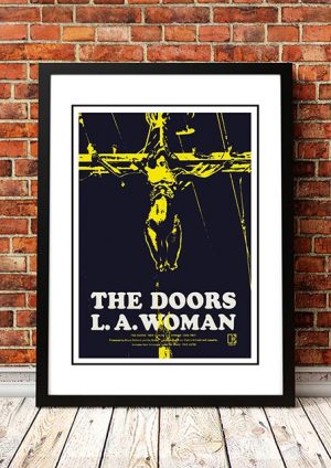 The Doors ‘LA Woman’ In Store Poster 1971