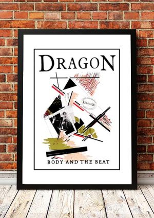 Dragon ‘Body And The Beat’ In Store Poster 1984